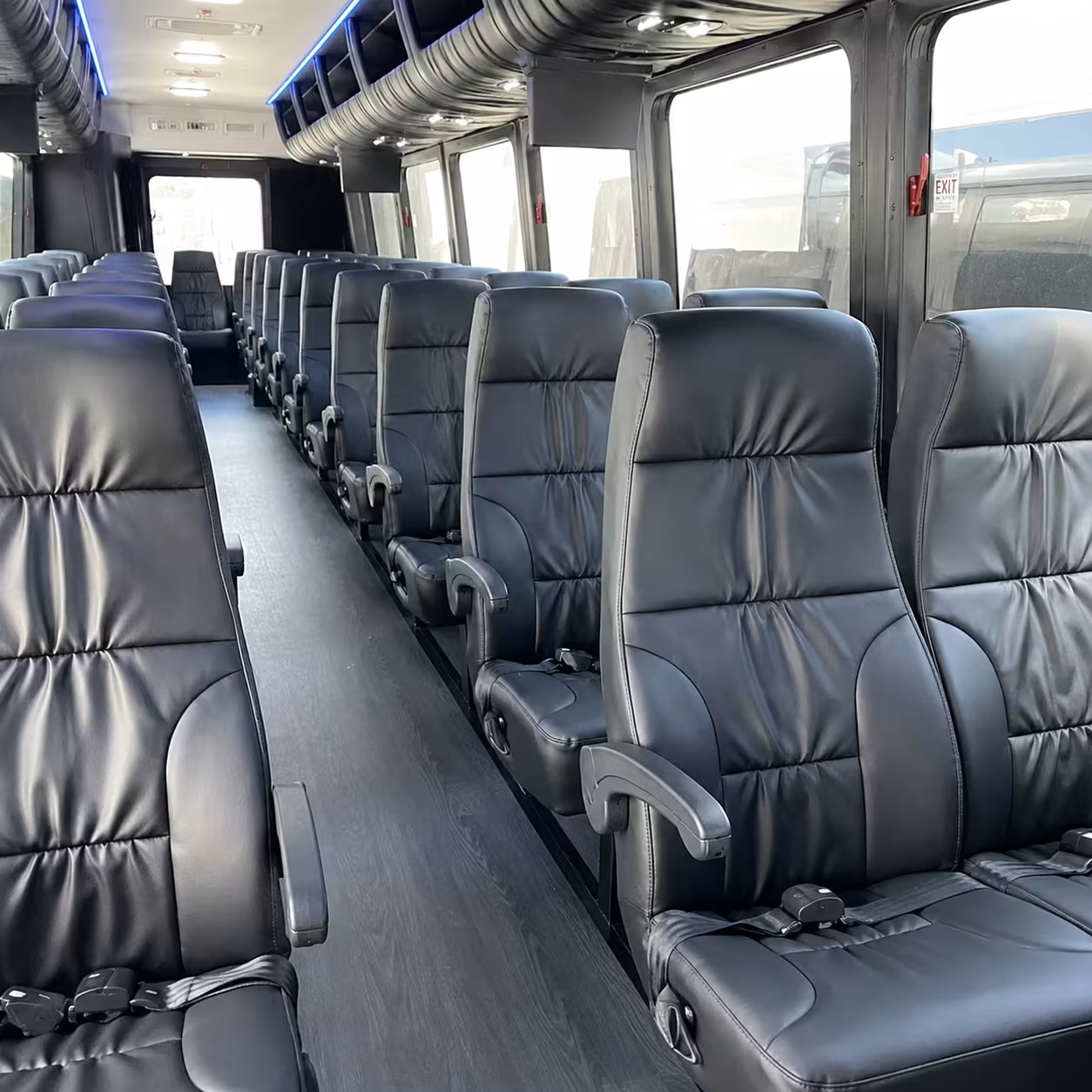 30 passenger minibus inside