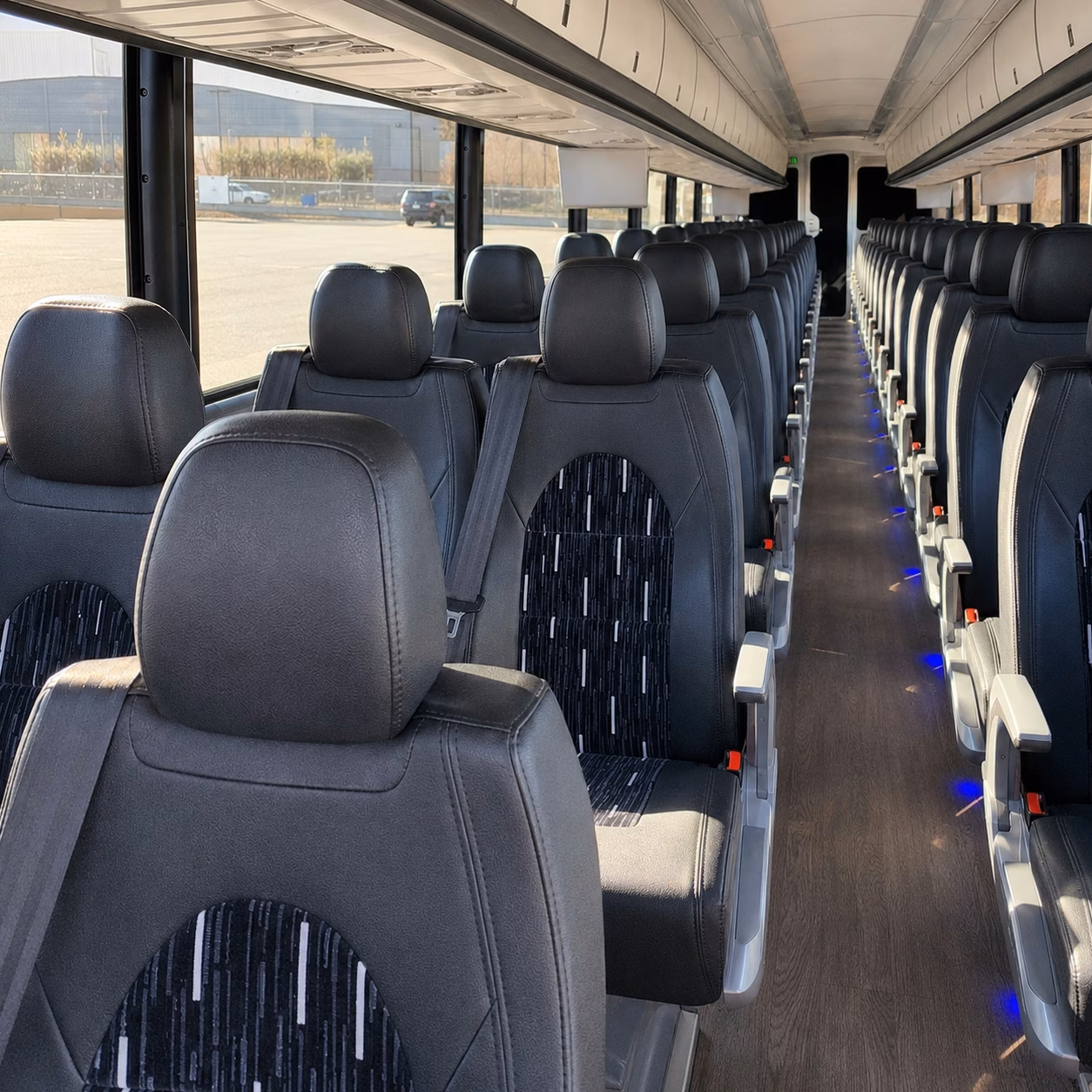 plantation charter bus inside