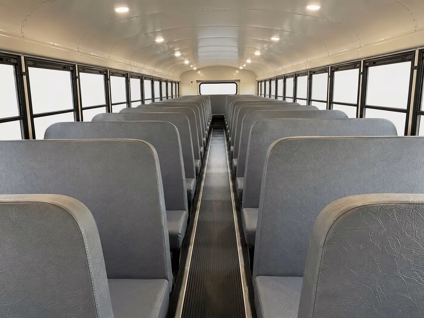 school bus inside