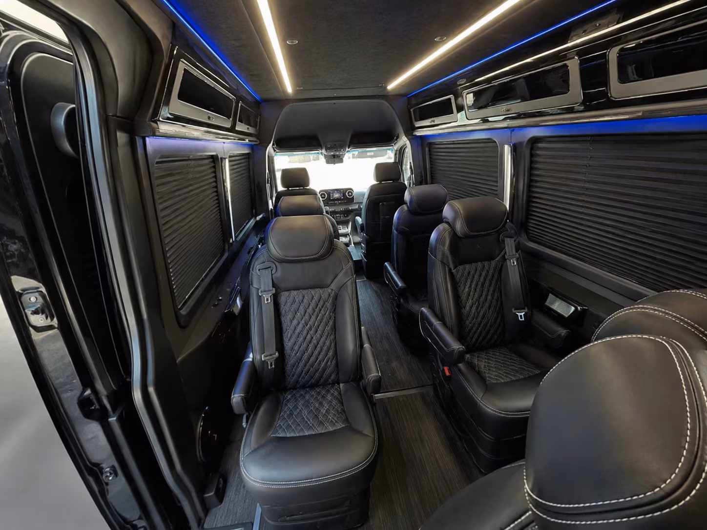 sprinter van with driver interior