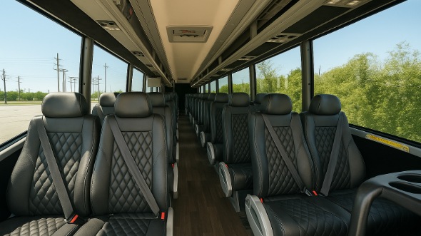 plantation 35 passenger minibus inside