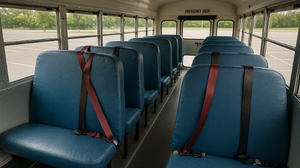 plantation school bus rental interior