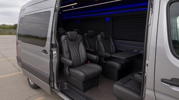 plantation sprinter van with driver rental